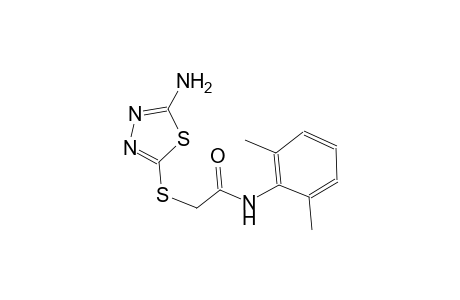 2-(5-Amino-[1,3,4]thiadiazol-2-ylsulfanyl)-N-(2,6-dimethyl-phenyl)-acetamide