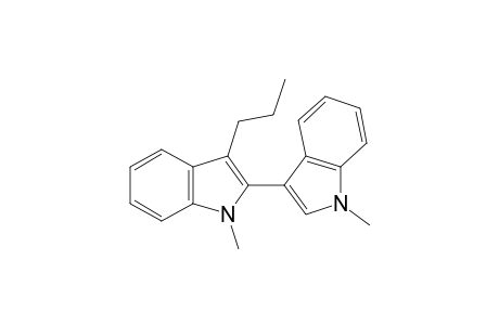 2-(1'-Methylindol-3'-yl)-1-methyl-3-propylindole