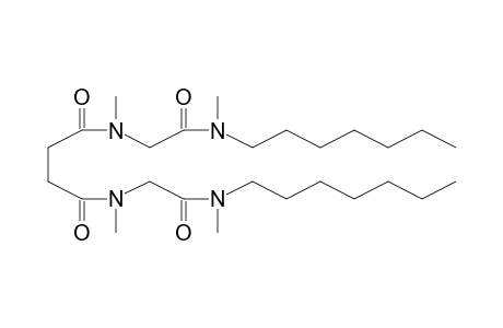N,N'-Bis-[(heptyl-methyl-carbamoyl)-methyl]-N,N'-dimethyl-succinamide