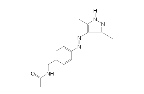 N-{p-[(3,5-dimethylpyrazole-4-yl)azo]benzyl}acetamide