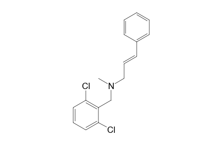 Benzenemethanamine, 2,6-dichloro-N-methyl-N-(3-phenyl-2-propenyl)-, (E)-