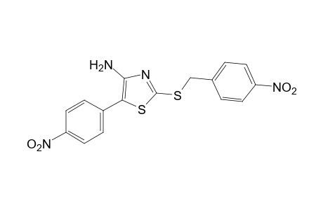 4-amino-2-[(p-nitrobenzyl)thio]-5-(p-nitrophenyl)thiazole