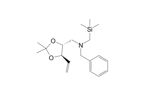 N-Benzyl-N-[(trimethylsilyl)methyl]-N-{[(4R,5R)-2',2'-dimethyl-5'-vinyl-1',3'-dioxolan-4'-yl]methyl}-amine