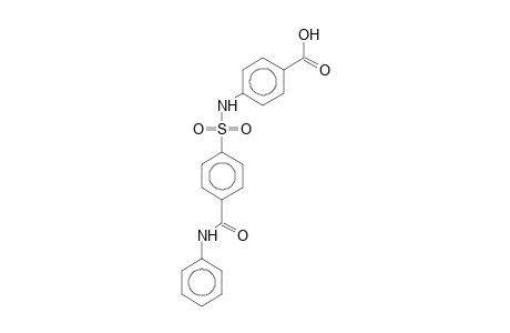 N-(4-Carboxyphenyl)-3-(phenylcarbamoyl)benzenesulfonamide