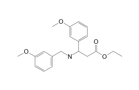 3-(3-Methoxyphenyl)-3-[(3-methoxyphenyl)methylamino]propanoic acid ethyl ester