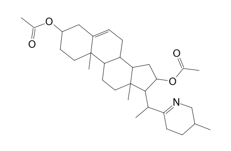 16-(Acetyloxy)-20-(5-methyl-3,4,5,6-tetrahydro-2-pyridinyl)pregn-5-en-3-yl acetate