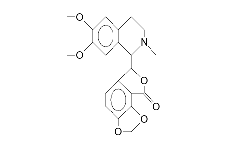 6-(6,7-dimethoxy-2-methyl-3,4-dihydro-1H-isoquinolin-1-yl)-6H-furo[4,3-g][1,3]benzodioxol-8-one