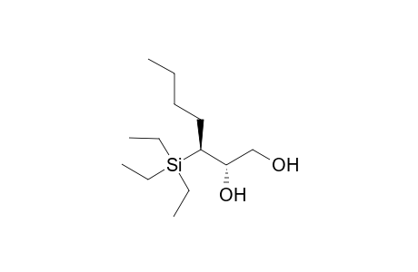 (2S,3S)-3-Triethylsilyl-1,2-heptanediol