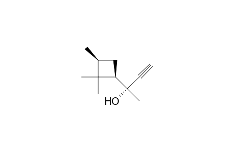 Cyclobutanemethanol, .alpha.-ethynyl-.alpha.,2,2,3-tetramethyl-, [1R-[1.alpha.(R*),3.alpha.]]-