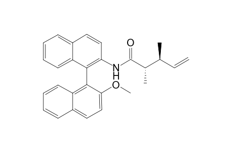(2S,3S)-N-[1-(2-methoxy-1-naphthalenyl)-2-naphthalenyl]-2,3-dimethyl-4-pentenamide