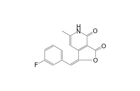 1-(3-Fluoro-benzylidene)-6-methyl-1H,5H-furo[3,4-c]pyridine-3,4-dione