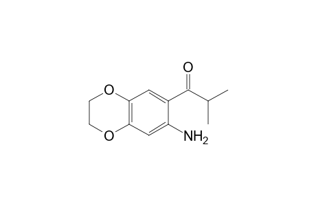 1-(6-amino-2,3-dihydro-1,4-benzodioxin-7-yl)-2-methyl-1-propanone