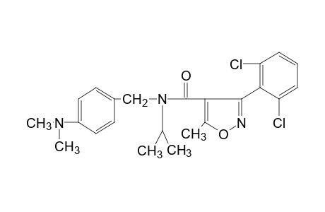 3-(2,6-dichlorophenyl)-N-[p-(dimethylamino)benzyl-N-isopropyl-5-methyl-4-isoxazolecarboxamide