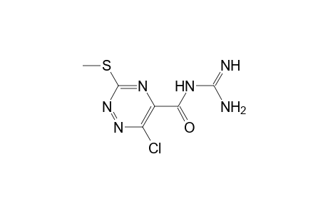 3-(methylthio)-5-(quanidinocarbonyl)-6-chloro-1,2,4-triazine