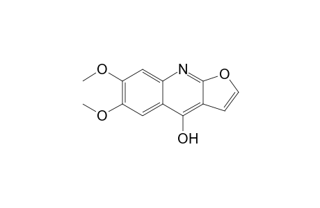 4-Hydroxy-6,7-dimethoxyfuro[2,3-b]quinoline