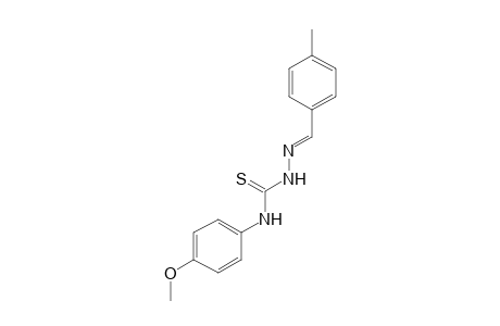 4-(p-methoxyphenyl)-1-(p-methylbenzylidene)-3-thiosemicarbazide