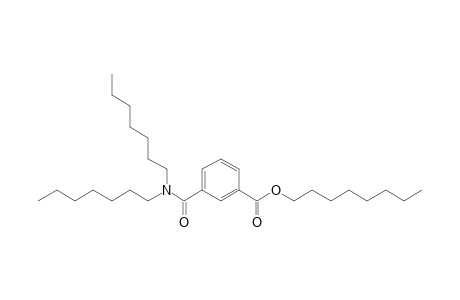 Isophthalic acid, monoamide, N,N-diheptyl-, octyl ester