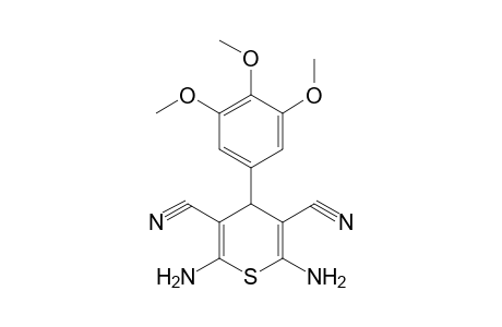 2,6-diamino-4-(3,4,5-trimethoxyphenyl)-4H-thiopyran-3,5-dicarbonitrile