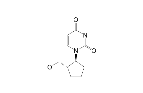 1-[(1S,2S)-2-methylolcyclopentyl]pyrimidine-2,4-quinone