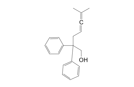 6-methyl-2,2-diphenylhepta-4,5-dien-1-ol