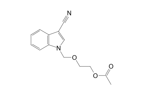 acetic acid 2-[(3-cyanoindol-1-yl)methoxy]ethyl ester