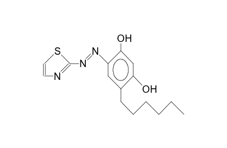 6-hexyl-4(2-thiazolylazo)resorcinol