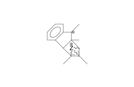 2,3,5,6-Tetramethyl-7,8-benzo-bicyclo(3.3.0)octa-2,7-diene-4,7-diyl dication