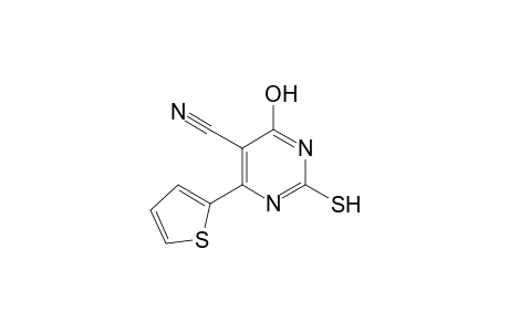 4-Oxo-6-(2-thienyl)-2-thioxo-1,2,3,4-tetrahydro-5-pyrimidinecarbonitrile