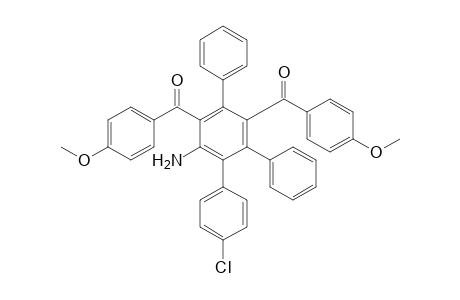 2,4-Di(4-methoxybenzoyl)-3,5-diphenyl-6-(4-chlorophenyl)aniline