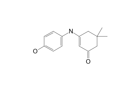 3-(4-Hydroxyanilino)-5,5-dimethyl-2-cyclohexen-1-one