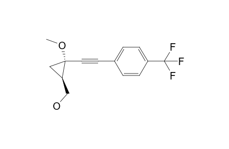 (1R*,2S*)-[2-methoxy-2-(4-trifluoromethylphenylethynyl)-cyclopropyl]methanol