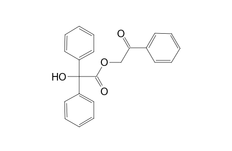 2-Oxo-2-phenylethyl hydroxy(diphenyl)acetate