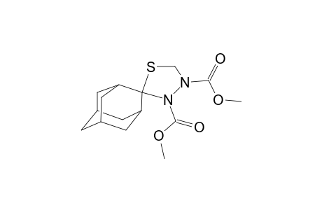 1,3,4-Thiadiazolidine-3,4-dicarboxylic acid, 2-spiro-2'-adamantyl-, dimethyl ester