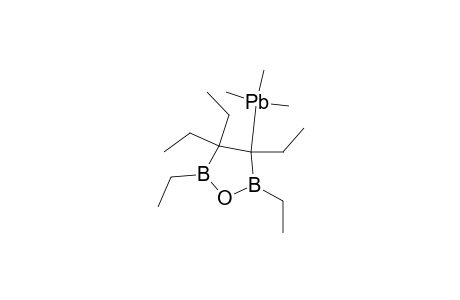 2,1,3-Oxadiborolane, 1,3,4,5,5-pentaethyl-4-trimethylplumbyl-