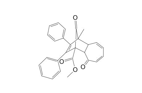 2-Methoxycarbonyl-5-methyl-3,4-diphenyltricyclo[4.4.1.1(2,5)]dodeca-3,7,9-trien-11,12-dione