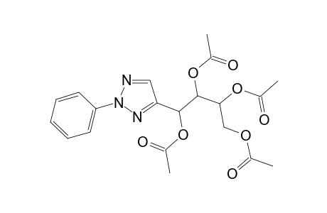 1,2,3,4-Butanetetrol, 1-(2-phenyl-2H-1,2,3-triazol-4-yl)-, tetraacetate (ester), [1R-(1R*,2S*,3R*)]-