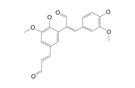 .alpha.,3'-Bicinnamaldehyde, 4,4'-dihydroxy-3,5'-dimethoxy-