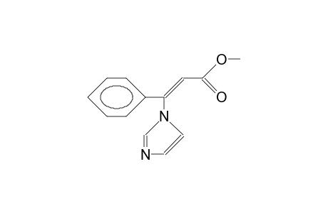 3-cis-(Imidazolyl-1)-3-phenyl-2-propenoic acid, methyl ester