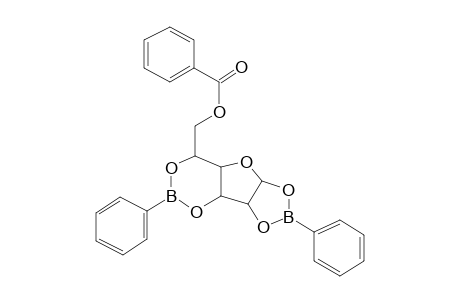 6-o-Benzoyl-.alpha.-D-glucofuranose 1,2:3,5-bis(benzeneboronate)