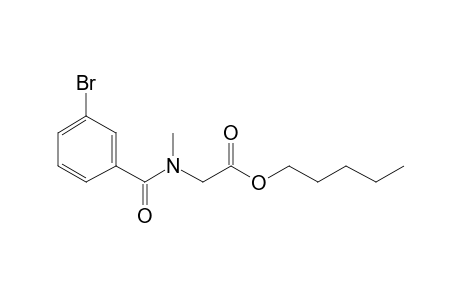 Sarcosine, N-(3-bromobenzoyl)-, pentyl ester