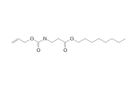 .beta.-Alanine, N-allyloxycarbonyl-, octyl ester