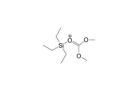 (methoxy-triethylsilyloxymethylidene)-methyloxidanium