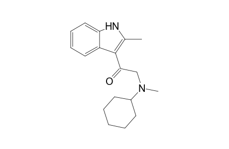 2-[cyclohexyl(methyl)amino]-1-(2-methyl-1H-indol-3-yl)ethanone