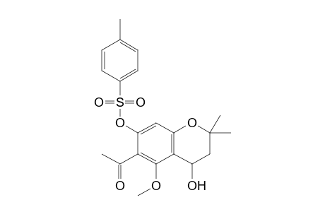 6-Acetyl-5-methoxy-2,2-dimethyl-7-tosyloxychroman-4-ol