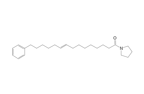 15-Phenyl-pentadec-9-enoic acid, pyrrolidide