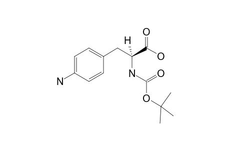 (2S)-3-(4-aminophenyl)-2-(tert-butoxycarbonylamino)propionic acid