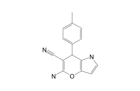 5-AMINO-1,7-DIHYDRO-7-PARA-TOLYLPYRANO-[3,2-B]-PYRROLE-6-CARBONITRILE