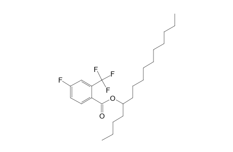 4-Fluoro-2-trifluromethylbenzoic acid, 5-pentadecyl ester