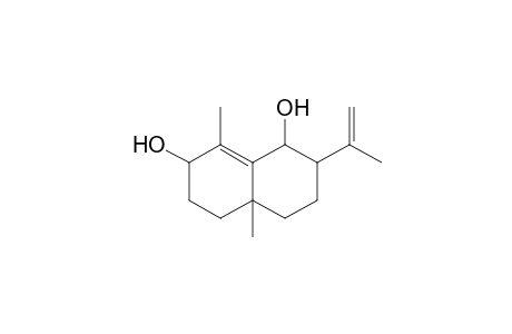 2,6-Dimethyl-9-(propen-2-yl)bicyclo[4.4.0]dec-1-en-3,10-diol