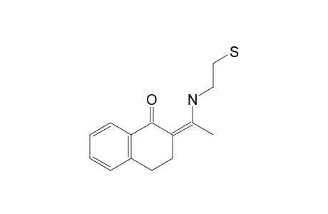 (2Z)-2-[1-(2-mercaptoethylamino)ethylidene]-3,4-dihydronaphthalen-1-one